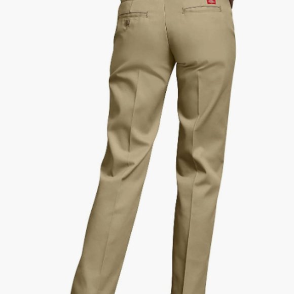 Dickies Women's Original 774 Work Pant Wrinkle And Stain Resistance Khaki 4 Reg - Picture 3 of 13